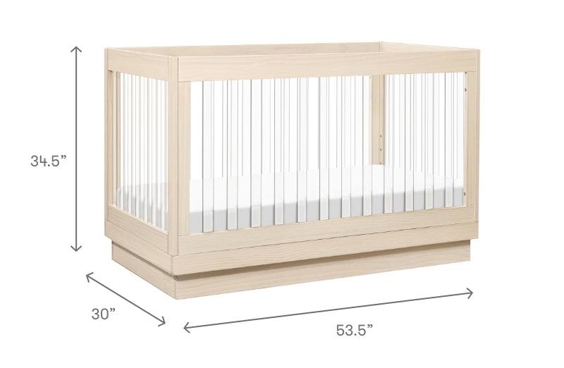 Harlow Acrylic Convertible Crib - Image 27