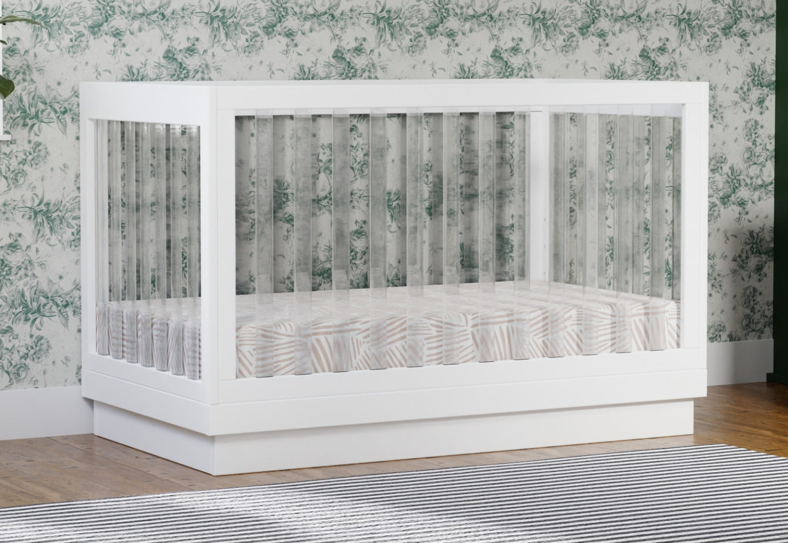 Harlow Acrylic Convertible Crib - Image 5